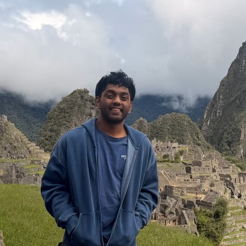 Santosh Kandula at Machu Picchu, Peru